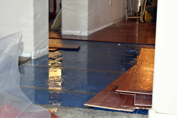 Professional Water Damage Restoration technician working in Stevinson, CA